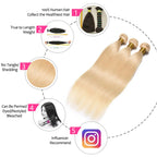 613 Blonde Body Wave Bundle Virgin Human Hair（10A)
