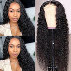 Deep Wigs 5x5 Lace 180% Density Pre-Plucked Virgin Human Hair Glueless Wig