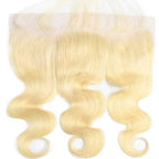 #613 13*4 Bodywave Blonde Human Hair HD Lace Frontal