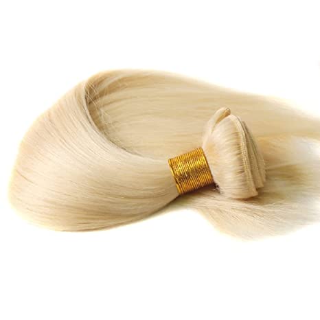 613 Blonde Straight Bundle 10A Grade Virgin Human Hair