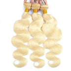 613 Blonde Body Wave Bundle Virgin Human Hair（10A)
