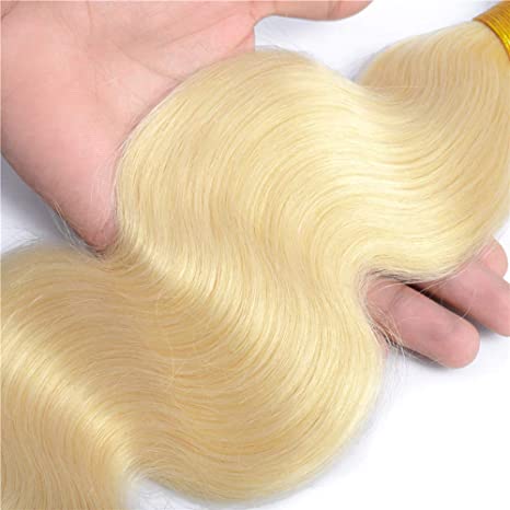 613 Blonde Body Wave Bundle Virgin Human Hair（10A)