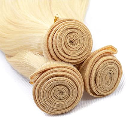 613 Blonde Straight Bundle 10A Grade Virgin Human Hair