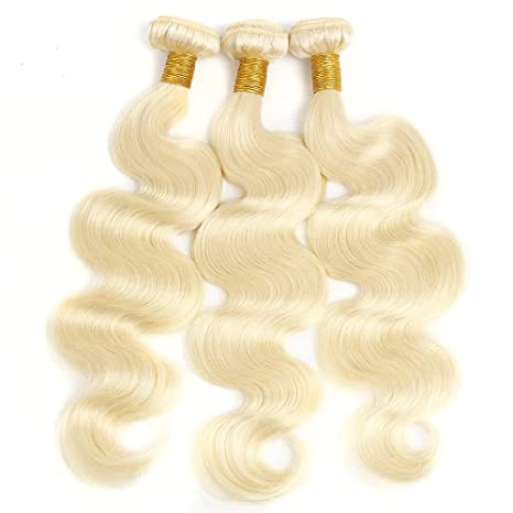 613 Blonde Body Wave Bundle Virgin Human Hair（10A)