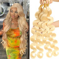613 Blonde Body Wave Bundle Virgin Human Hair（10A)