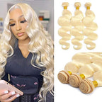 613 Blonde Body Wave Bundle Virgin Human Hair（10A)
