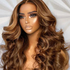 Highlight Honey Blonde 13*4 Loose wavy Wigs