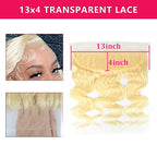#613 13*4 Bodywave Blonde Human Hair HD Lace Frontal