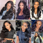 Body Wave Wigs 13x4 Lace Front Pre-Plucked Virgin Human Hair