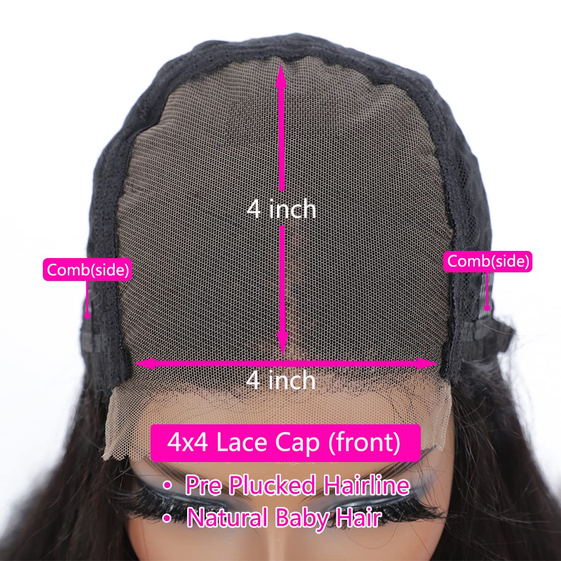 4x4 Lace Closure Short Bob Wigs Straight Hair Wigs