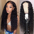 Super HD Lace Deep Wave Wigs 13x4 Front 180% Density Pre-Plucked Virgin Human Hair