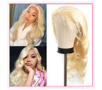613 Blonde 13x4 HD Lace Front Wigs-Body Wave Human Hair Blonde Wigs