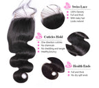 Body Wave Lace Closure 4"x4"