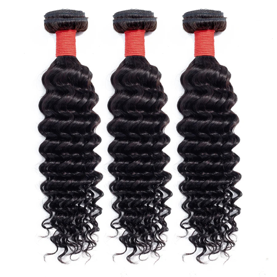 30 Bundles Deal - 10A Indian Virgin Hair (Varied Length 10"-28") Straight/Body/Deep
