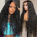 Deep Wave Wigs 13x4 Lace Front 130% density