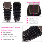 5*5 Deep Wave Lace Closure