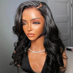 Body Wave 5X5 Lace Closure Glueless Wigs Virgin Human Hair