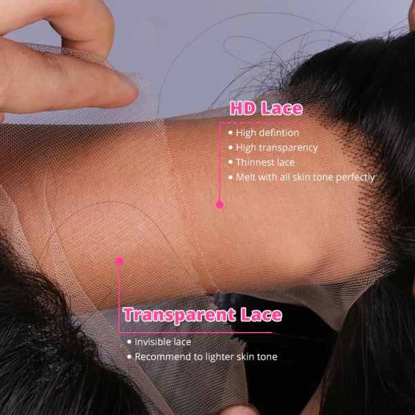Super HD Lace Deep Wave Wigs 13x4 Front 180% Density Pre-Plucked Virgin Human Hair