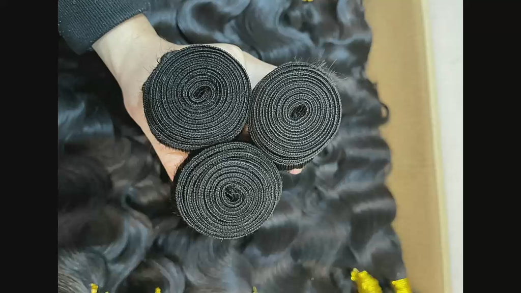 10 Bundles Deal - Wholesale human hair bundles- 10A Indian Virgin Hair (Varied Length 18"-28") Straight/Body/Deep