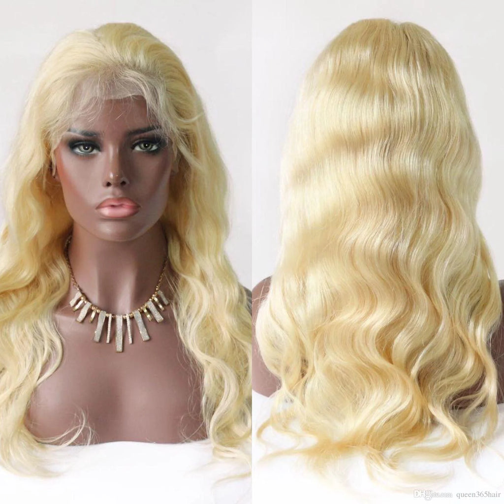 613 Blonde 13x4 HD Lace Front Wigs-Body Wave Human Hair Blonde Wigs