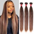 10A Highlight Ombre #P4/27 Straight Virgin Human Hair Bundle